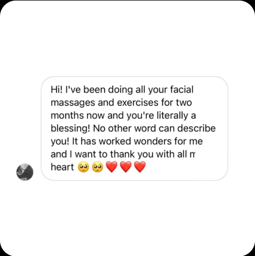 Face yoga testimonial 3